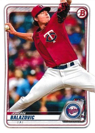 Jordan Balazovic #BD-58 Minnesota Twins | 2020 Bowman Draft