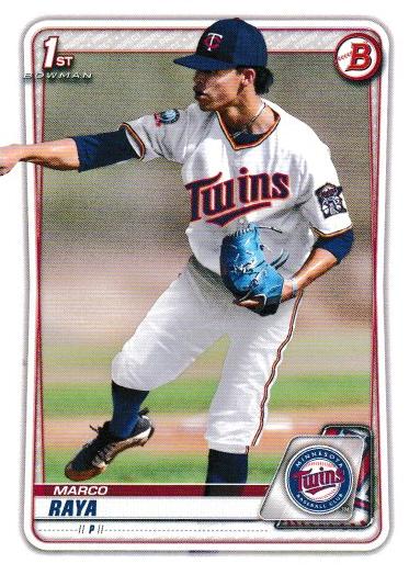 Marco Raya #BD-63 Minnesota Twins | 2020 Bowman Draft