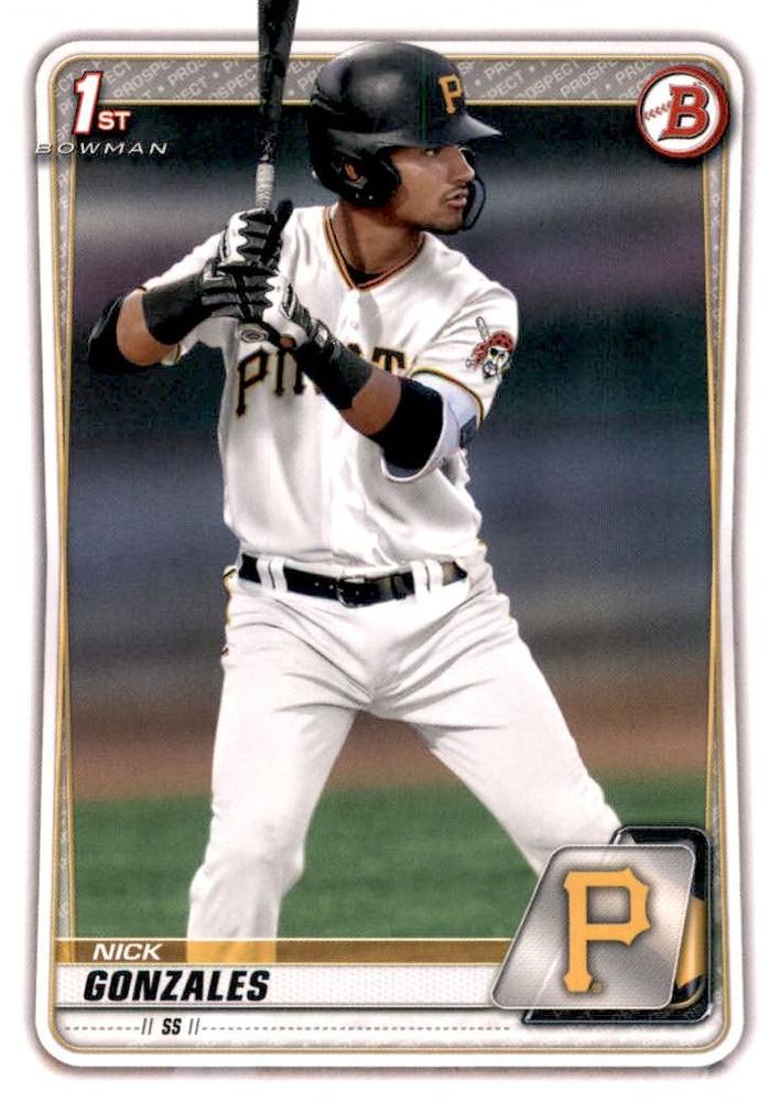 Nick Gonzales #BD-81 Pittsburgh Pirates | 2020 Bowman Draft