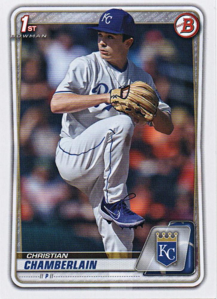 Christian Chamberlain #BD-84 Kansas City Royals | 2020 Bowman Draft