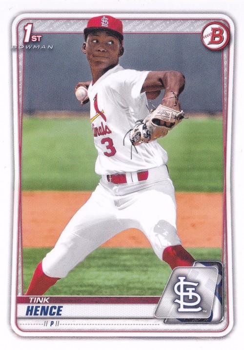 Tink Hence #BD-86 St. Louis Cardinals | 2020 Bowman Draft
