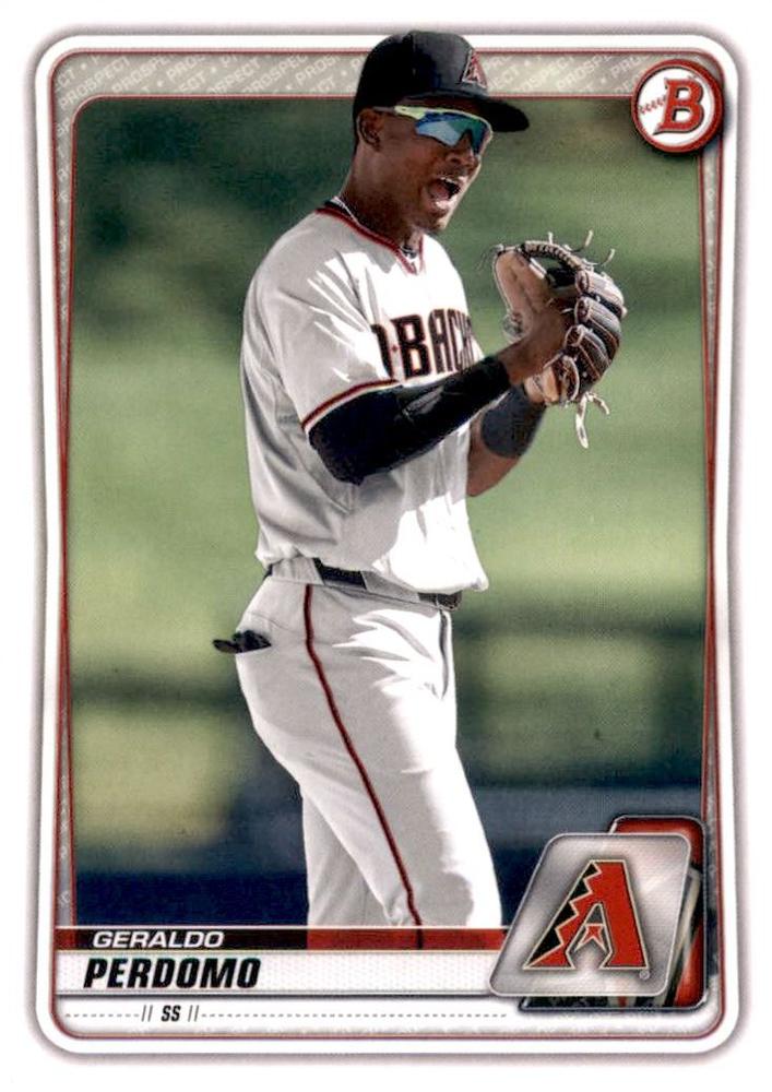 Geraldo Perdomo #BD-89 Arizona Diamondbacks | 2020 Bowman Draft