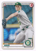 Dane Acker #BD-8 Oakland Athletics | 2020 Bowman Draft
