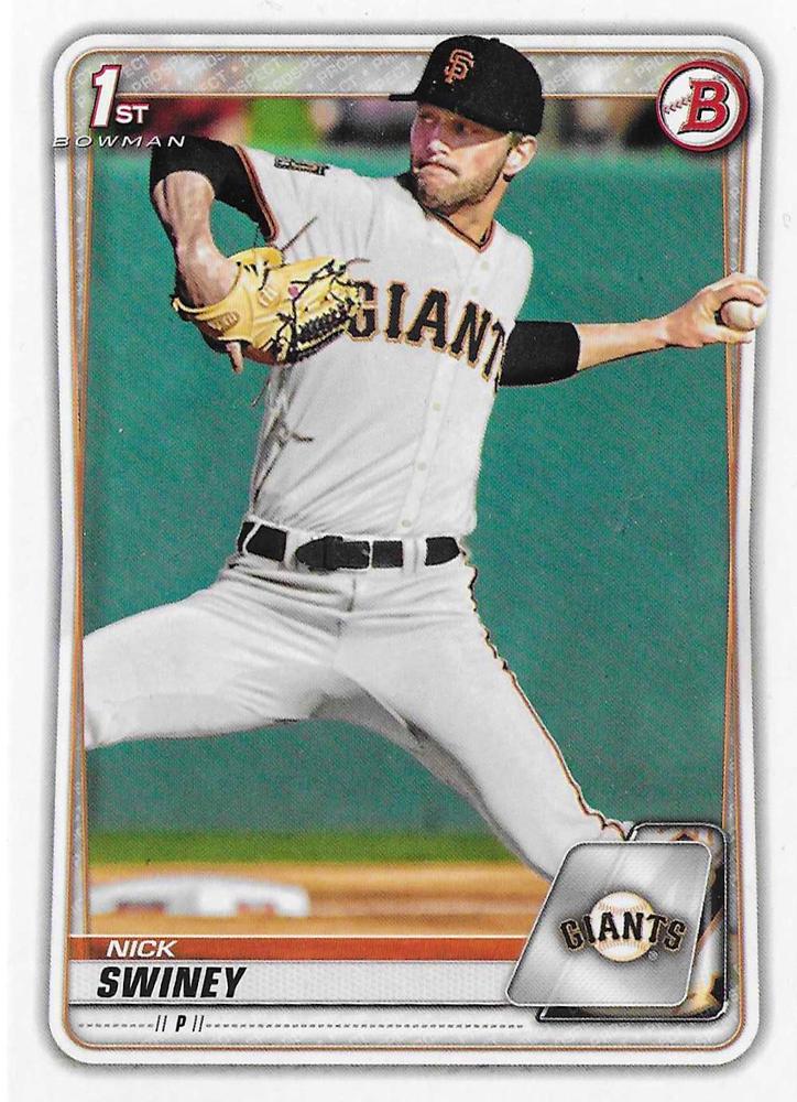 Nick Swiney #BD-91 San Francisco Giants | 2020 Bowman Draft