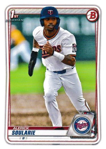 Alerick Soularie #BD-94 Minnesota Twins | 2020 Bowman Draft