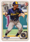 Zavier Warren #BD-97 Milwaukee Brewers | 2020 Bowman Draft