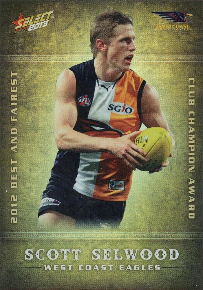 Scott Selwood #BF17 | 2013 Select AFL Champions 2012 Best and Fairest