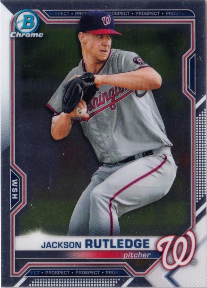 Jackson Rutledge #BP-103 Washington Nationals | 2021 Bowman Prospects