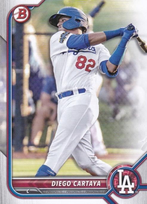 Diego Cartaya #BP-103 Los Angeles Dodgers | 2022 Bowman Prospects