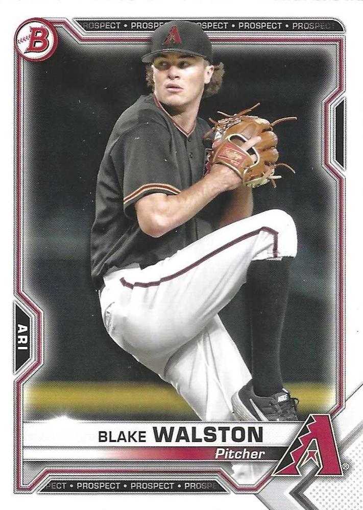 Blake Walston #BP-104 Arizona Diamondbacks | 2021 Bowman Prospects