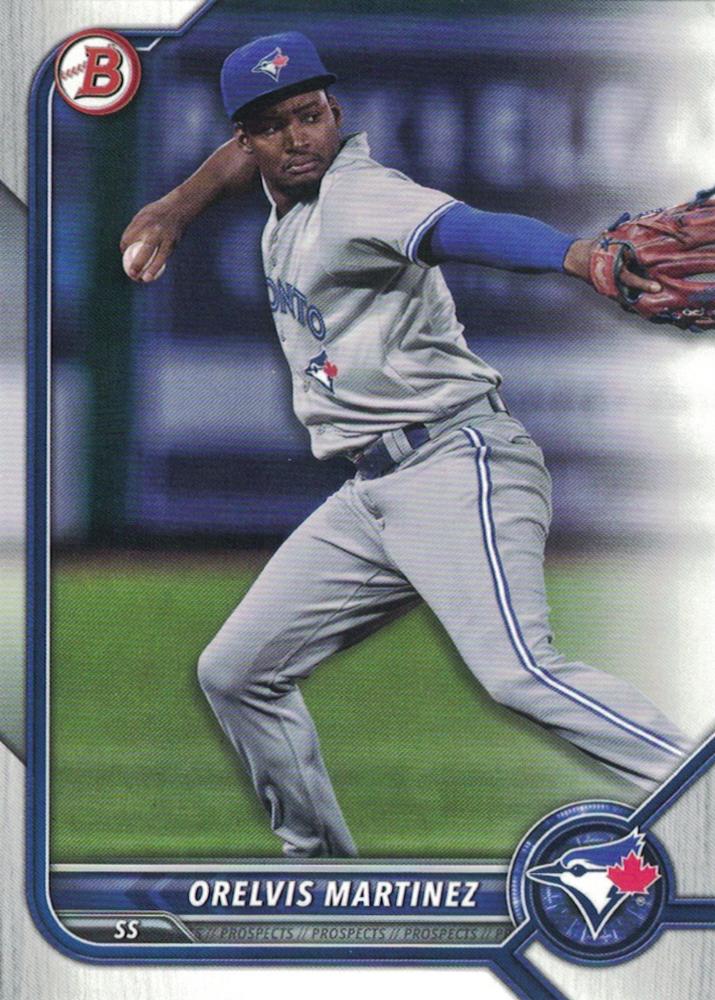 Orelvis Martinez #BP-104 Toronto Blue Jays | 2022 Bowman Prospects