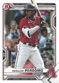 Geraldo Perdomo #BP-109 Arizona Diamondbacks | 2021 Bowman Prospects