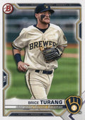 Brice Turang #BP-10 Milwaukee Brewers | 2021 Bowman Prospects