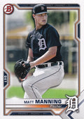 Matt Manning #BP-111 Detroit Tigers | 2021 Bowman Prospects