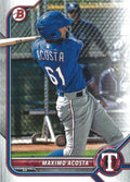 Maximo Acosta #BP-113 Texas Rangers | 2022 Bowman Prospects