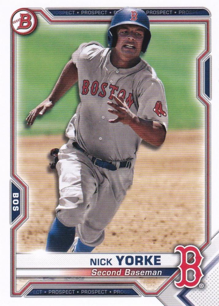 Nick Yorke #BP-114 Boston Red Sox | 2021 Bowman Prospects
