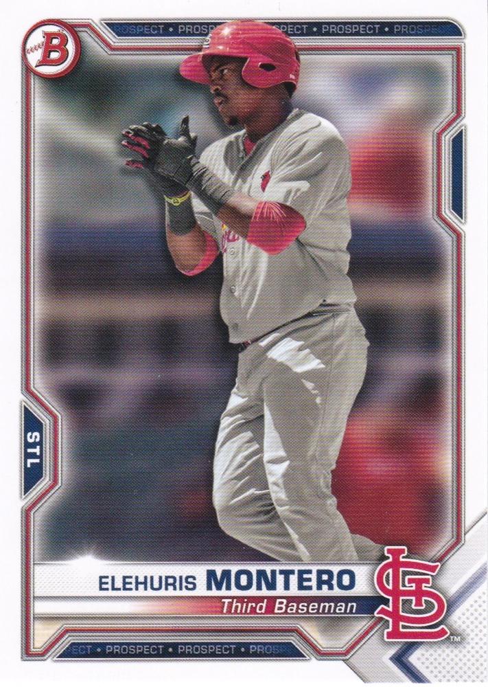 Elehuris Montero #BP-116 St. Louis Cardinals | 2021 Bowman Prospects
