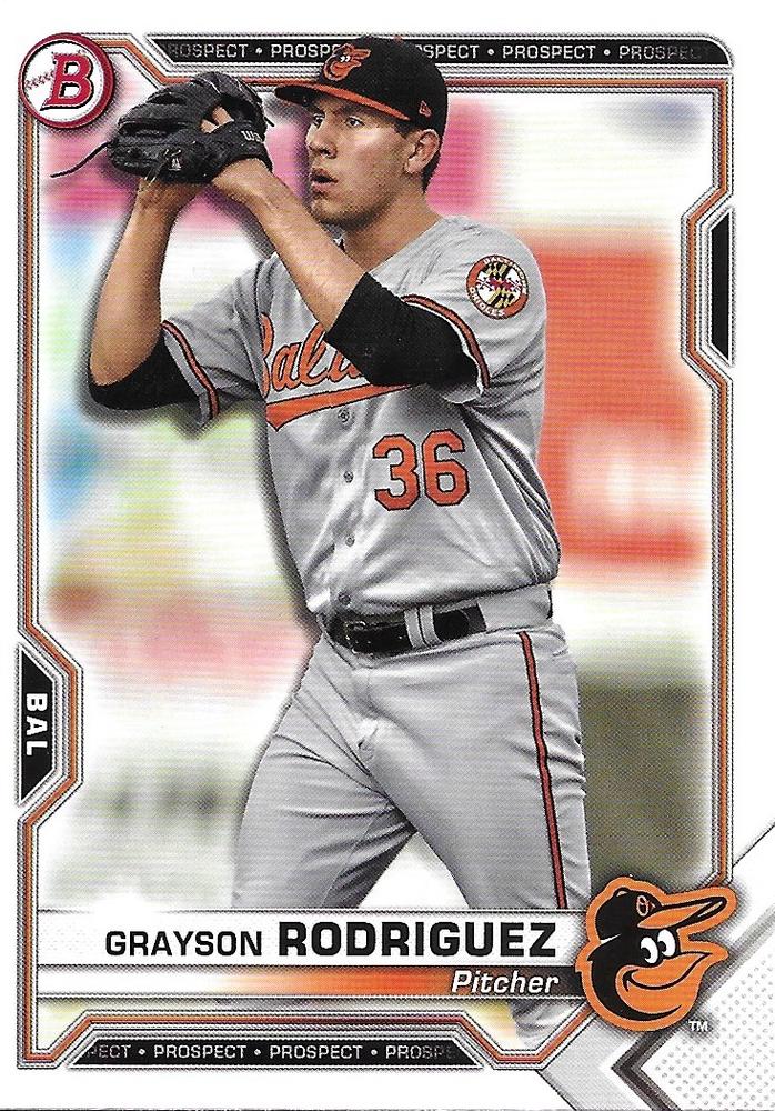 Grayson Rodriguez #BP-118 Baltimore Orioles | 2021 Bowman Prospects