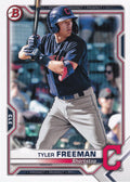 Tyler Freeman #BP-119 Cleveland Indians | 2021 Bowman Prospects