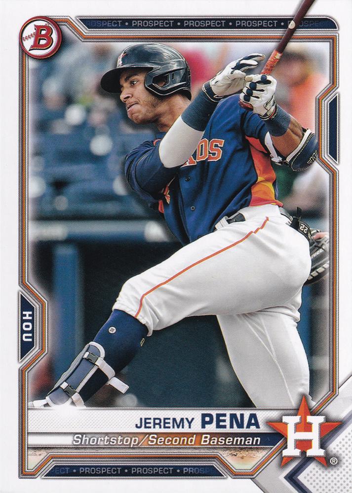 Jeremy Pena #BP-11 Houston Astros | 2021 Bowman Prospects