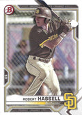 Robert Hassell #BP-120 San Diego Padres | 2021 Bowman Prospects