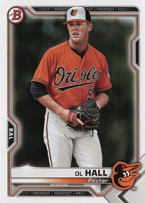 DL Hall #BP-122 Baltimore Orioles | 2021 Bowman Prospects