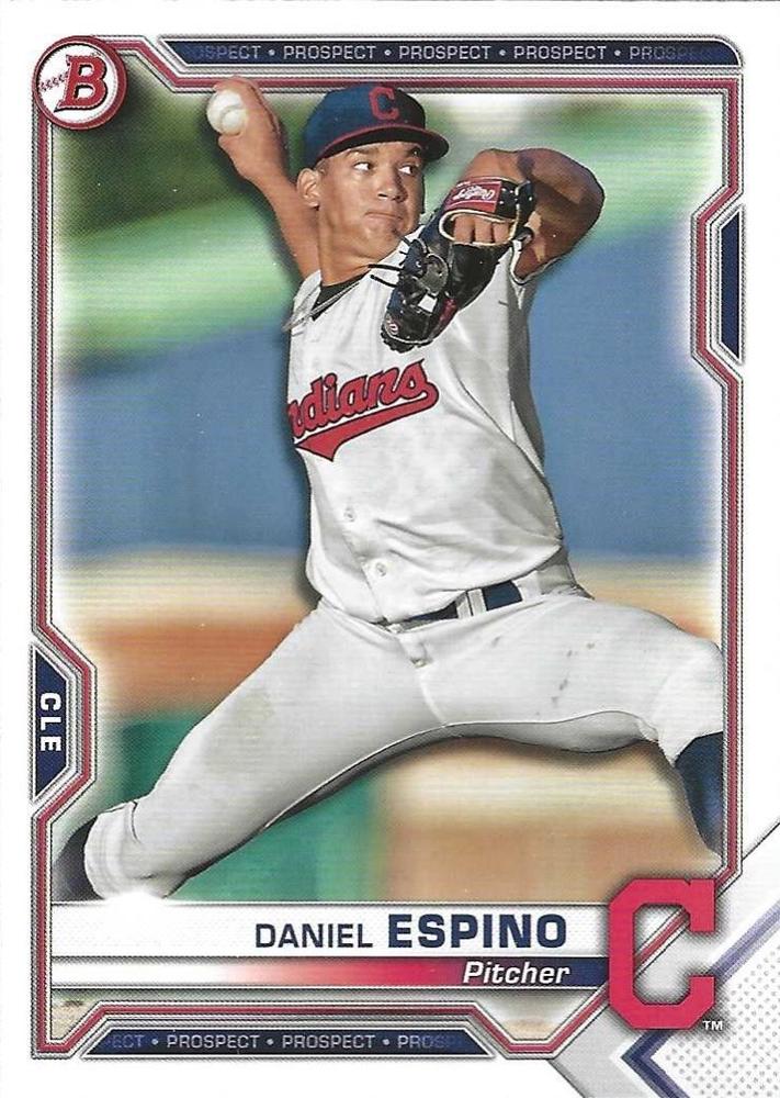 Daniel Espino #BP-123 Cleveland Indians | 2021 Bowman Prospects