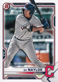 Bo Naylor #BP-124 Cleveland Indians | 2021 Bowman Prospects