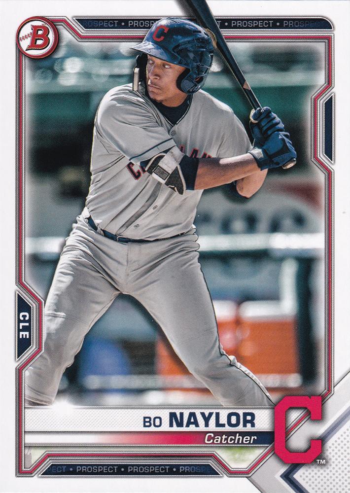 Bo Naylor #BP-124 Cleveland Indians | 2021 Bowman Prospects