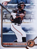 Luis Gonzalez #BP-125 Baltimore Orioles | 2022 Bowman Prospects
