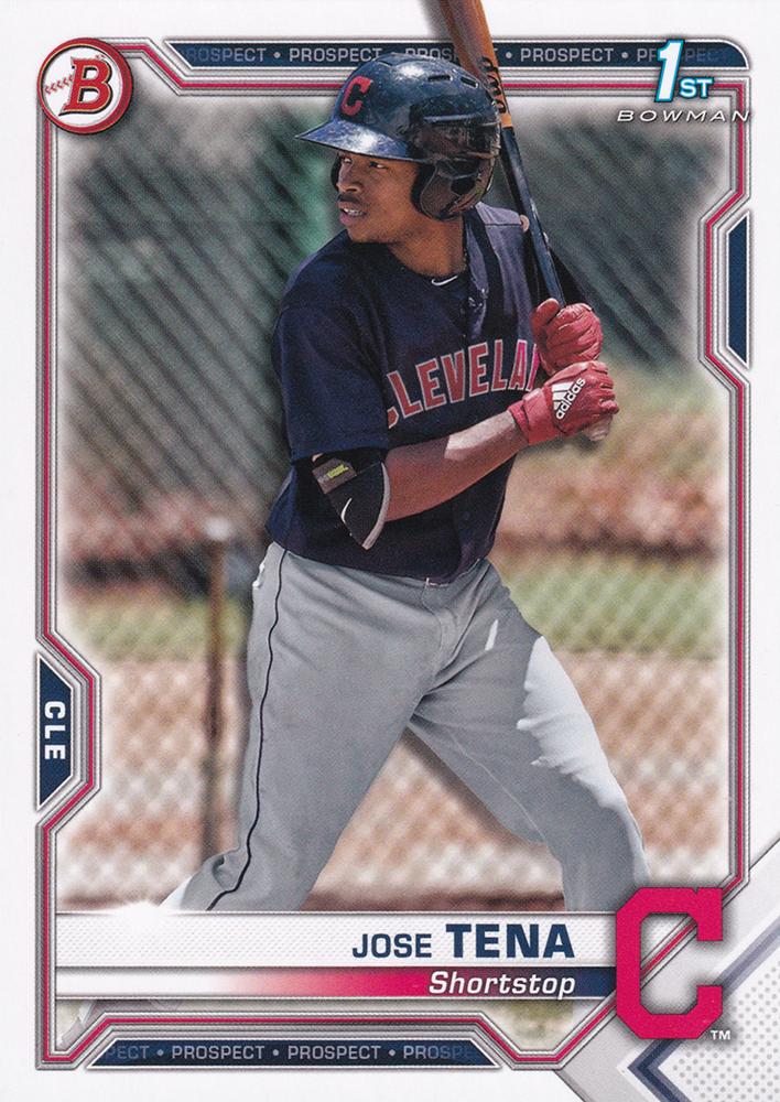 Jose Tena #BP-128 Cleveland Indians | 2021 Bowman Prospects