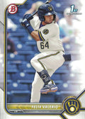 Felix Valerio #BP-128 Milwaukee Brewers | 2022 Bowman Prospects