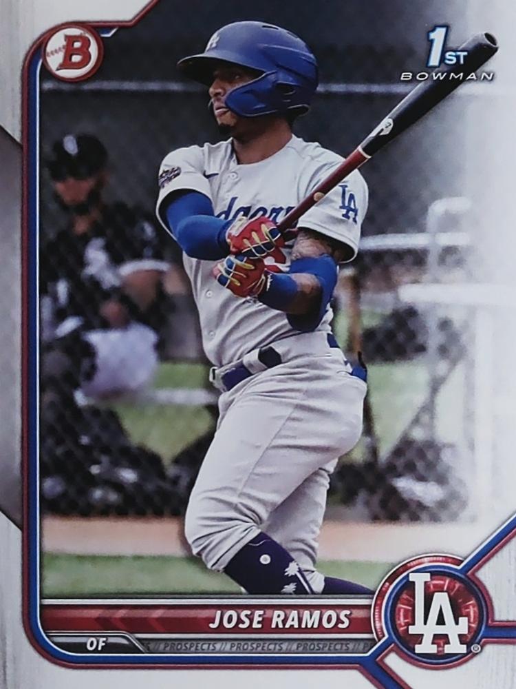 Jose Ramos #BP-129 Los Angeles Dodgers | 2022 Bowman Prospects