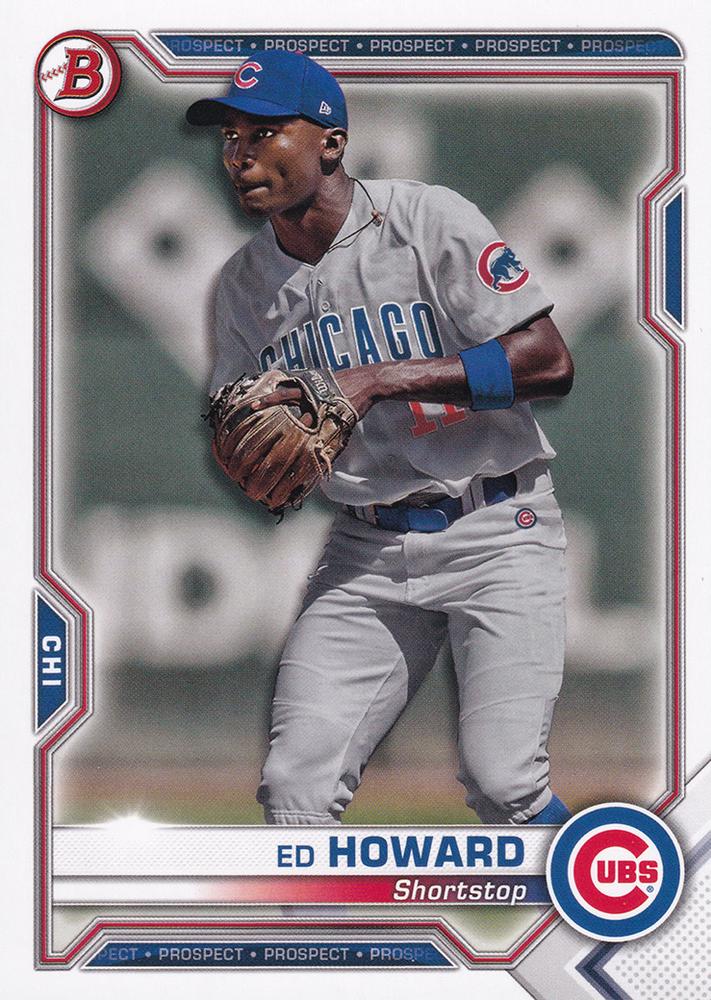 Ed Howard #BP-12 Chicago Cubs | 2021 Bowman Prospects