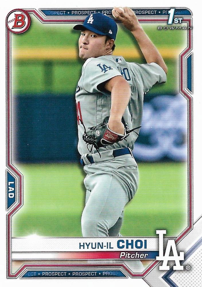 Hyun-il Choi #BP-130 Los Angeles Dodgers | 2021 Bowman Prospects