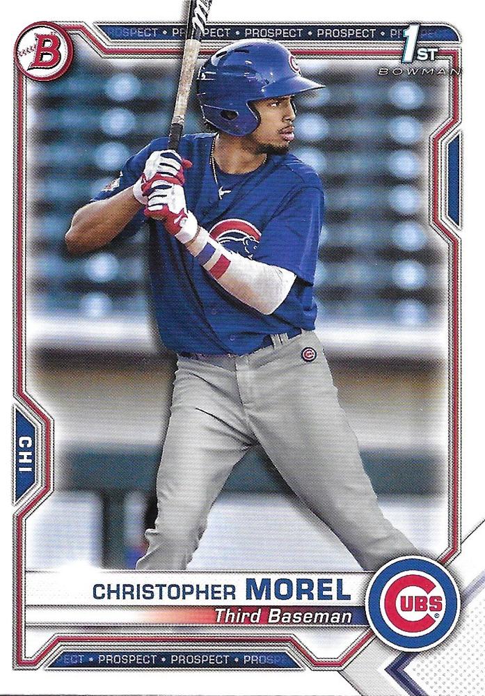 Christopher Morel #BP-131 Chicago Cubs | 2021 Bowman Prospects