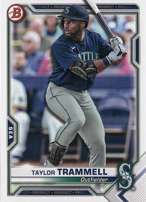 Taylor Trammell #BP-132 Seattle Mariners | 2021 Bowman Prospects