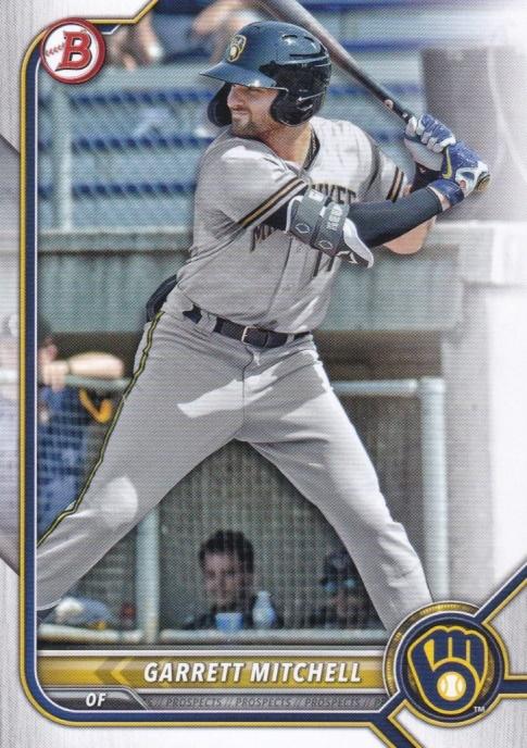 Garrett Mitchell #BP-132 Milwaukee Brewers | 2022 Bowman Prospects