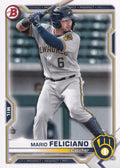 Mario Feliciano #BP-133 Milwaukee Brewers | 2021 Bowman Prospects