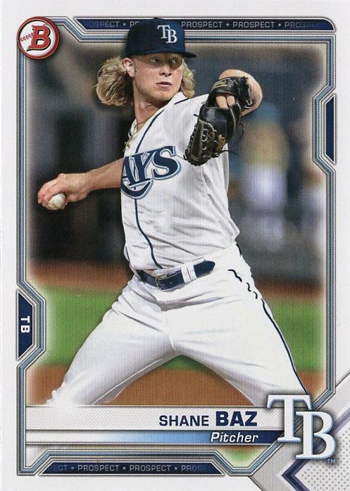 Shane Baz #BP-134 Tampa Bay Rays | 2021 Bowman Prospects