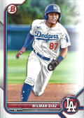 Wilman Diaz #BP-135 Los Angeles Dodgers | 2022 Bowman Prospects