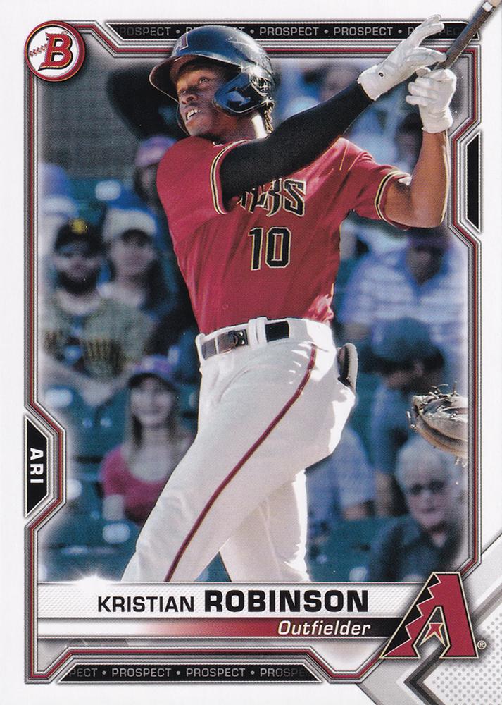 Kristian Robinson #BP-136 Arizona Diamondbacks | 2021 Bowman Prospects