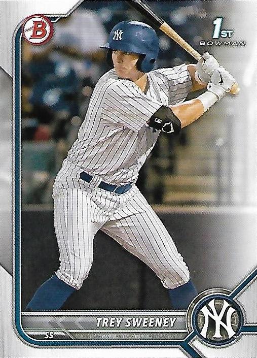 Trey Sweeney #BP-137 New York Yankees | 2022 Bowman Prospects