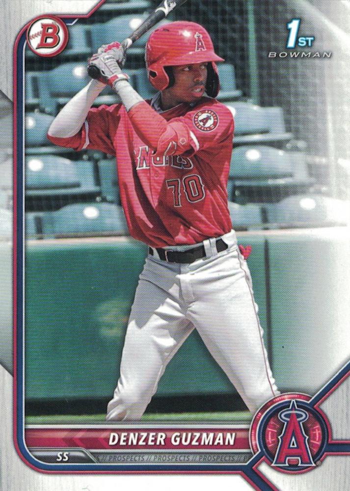 Denzer Guzman #BP-138 Los Angeles Angels | 2022 Bowman Prospects