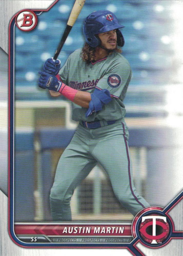 Austin Martin #BP-139 Minnesota Twins | 2022 Bowman Prospects