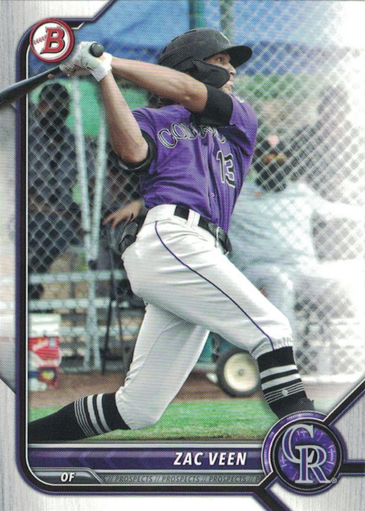 Zac Veen #BP-13 Colorado Rockies | 2022 Bowman Prospects