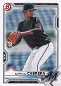 Edward Cabrera #BP-141 Miami Marlins | 2021 Bowman Prospects