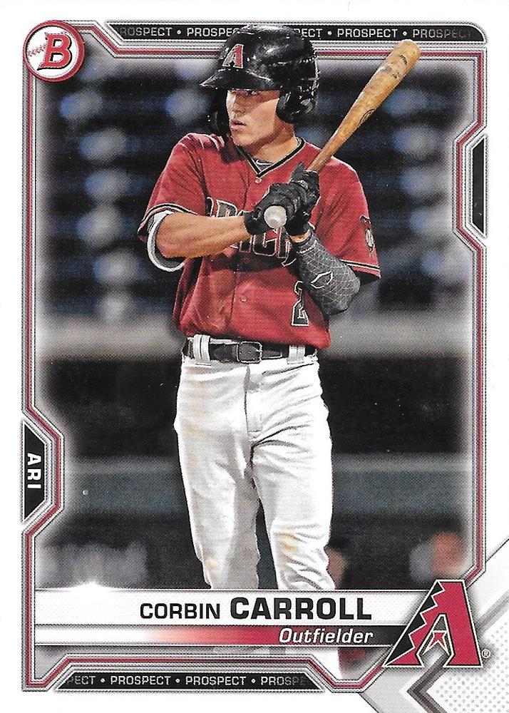 Corbin Carroll #BP-142 Arizona Diamondbacks | 2021 Bowman Prospects