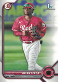 Allan Cerda #BP-142 Cincinnati Reds | 2022 Bowman Prospects