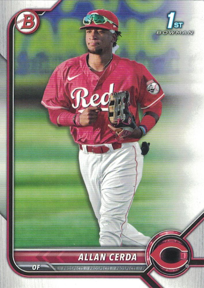Allan Cerda #BP-142 Cincinnati Reds | 2022 Bowman Prospects